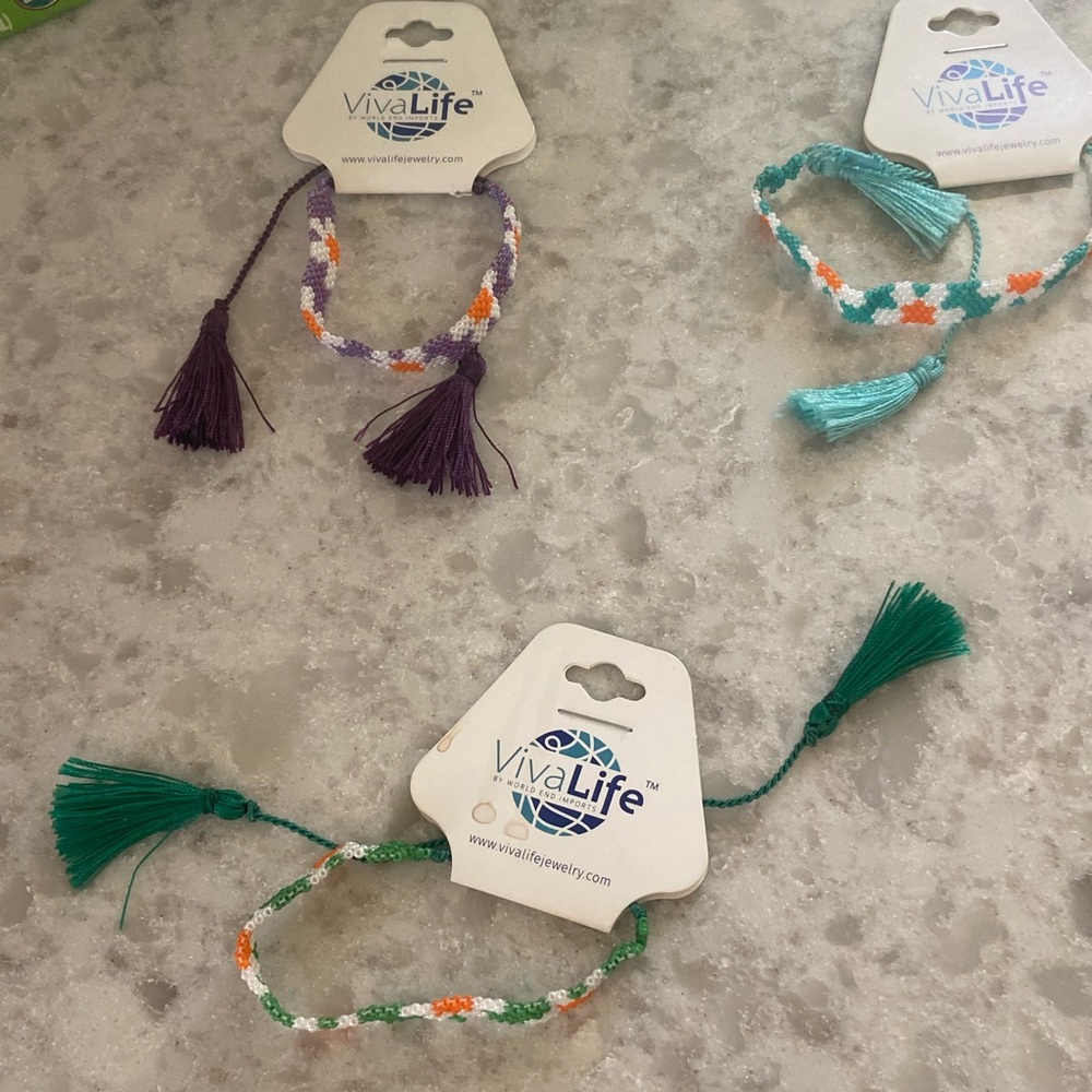Colorful Friendship Bracelets Set - Picture 2 of 4